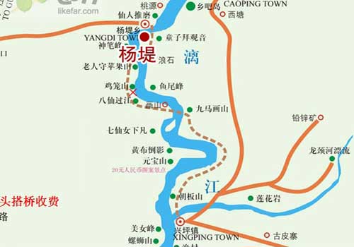 杨堤地图